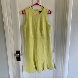 Ann Taylor Flounce Sheath Dress